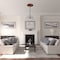 Ekena Millwork Eryn Ceiling Medallion (Fits Canopies up to 4"), 24 3/4"OD x 3 1/4"ID x 1 7/8"P, Firebrick CM24ENFIF - alternate 4